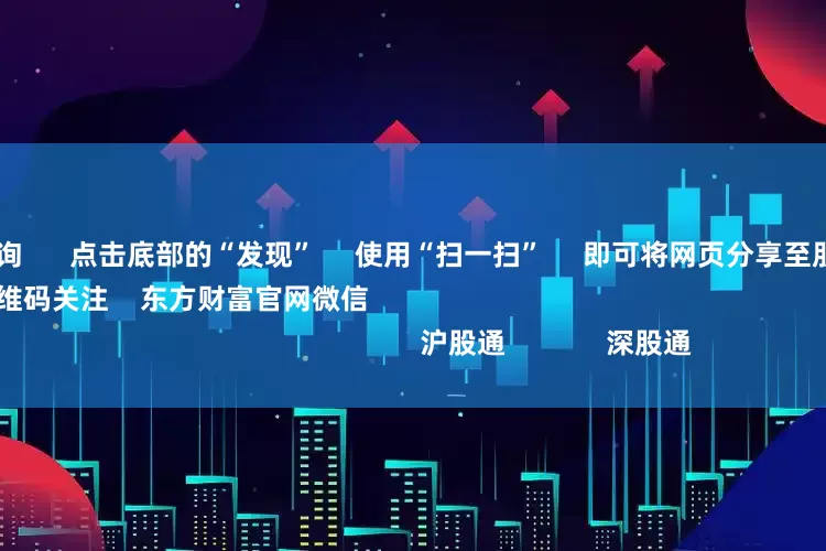 期货配资查询      点击底部的“发现”     使用“扫一扫”     即可将网页分享至朋友圈                            扫描二维码关注    东方财富官网微信                                                                        沪股通             深股通